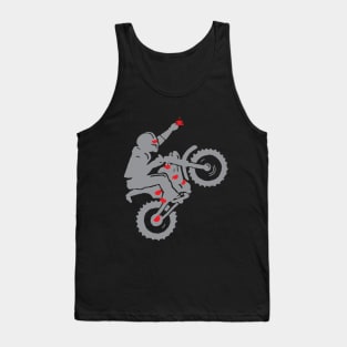 Coffee obsessed biker Tank Top